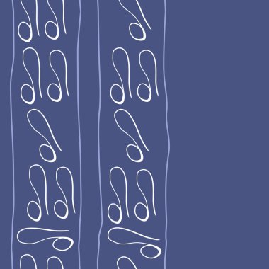 Renkli işaretler ile dikişsiz soyut desen