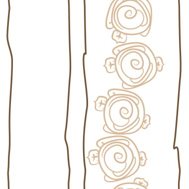 Soyut basit güllerin kusursuz deseni