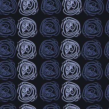 Soyut basit güllerin kusursuz deseni