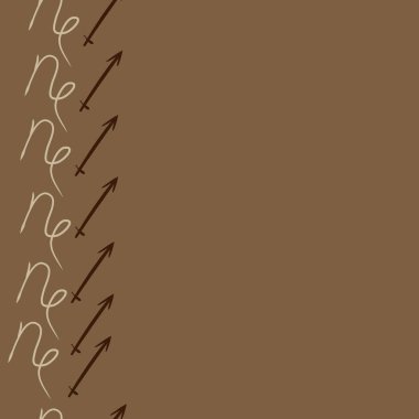 Renkli oklar ile kesintisiz soyut desen