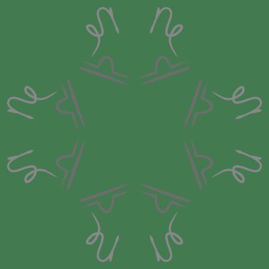 Soyut basit kaligrafi dikişsiz desen