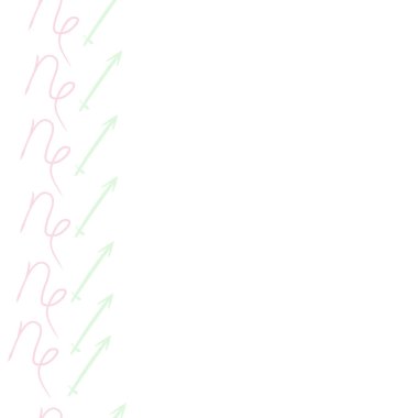 Renkli oklar ile kesintisiz soyut desen