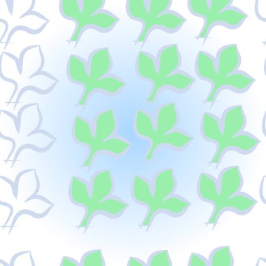 Soyut renkli yaprakları Dikişsiz deseni