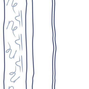 Soyut basit kaligrafi dikişsiz desen