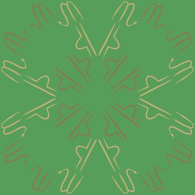 Soyut basit kaligrafi dikişsiz desen