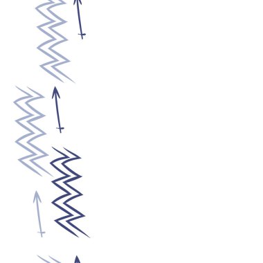 Soyut basit kaligrafi dikişsiz desen