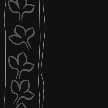 Soyut basit yaprakların kusursuz deseni