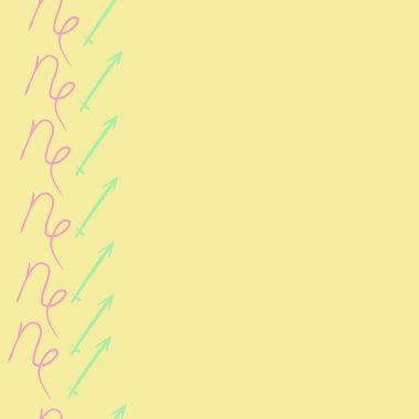 Renkli oklar ile kesintisiz soyut desen