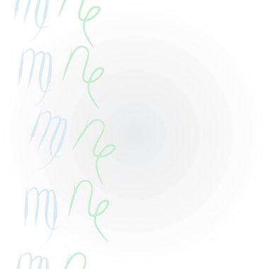 Soyut basit kaligrafi dikişsiz desen