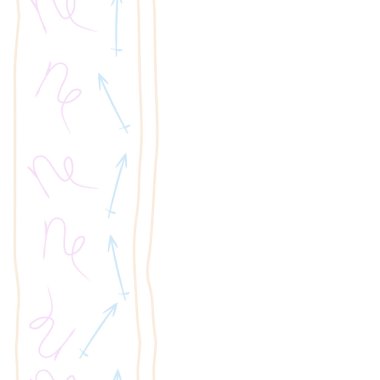 Soyut basit kaligrafi dikişsiz desen