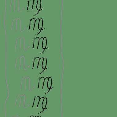 Akrep burçları şarkı lar, arka planda karalamalar