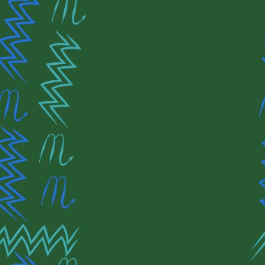 Akrep burçları şarkı lar, arka planda karalamalar