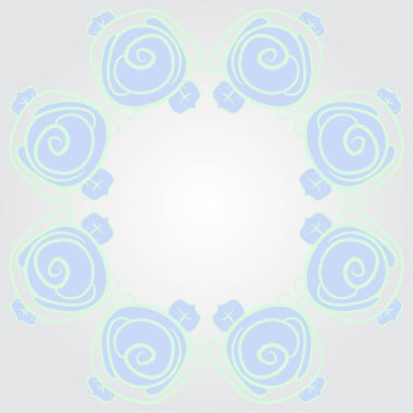 Soyut basit güllerin kusursuz deseni