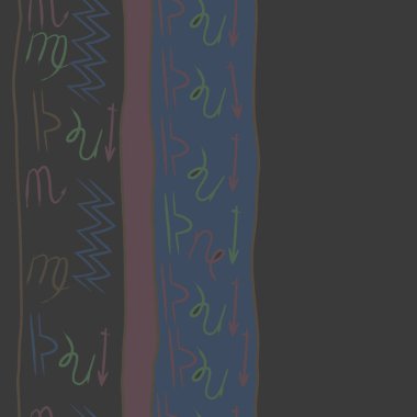 Akrep burçları şarkı lar, arka planda karalamalar