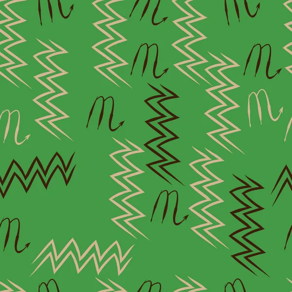 Soyut basit kaligrafi dikişsiz desen