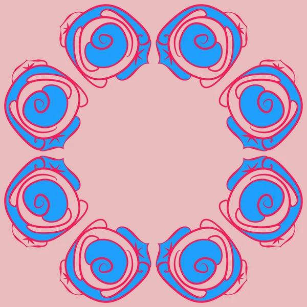 Soyut basit güllerin kusursuz deseni