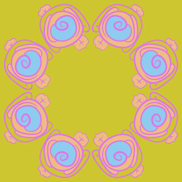 Soyut basit güllerin kusursuz deseni