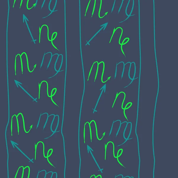 Akrep burçları şarkı lar, arka planda karalamalar