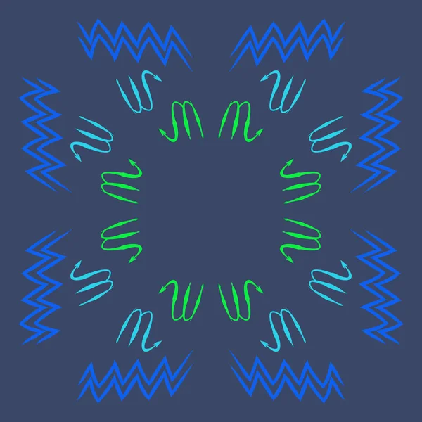 Soyut basit kaligrafi dikişsiz desen