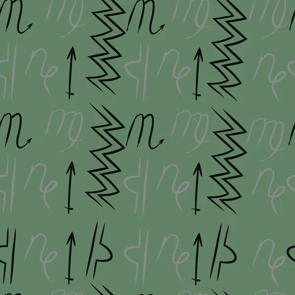 Soyut basit burçların kusursuz deseni 