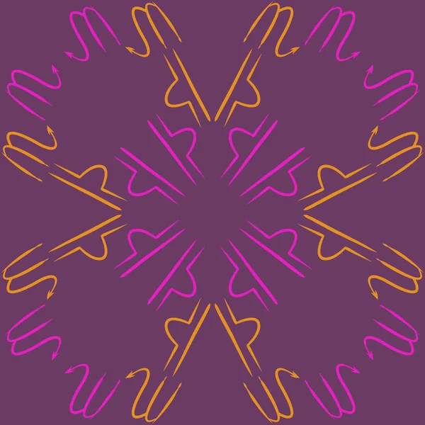 Soyut basit kaligrafi dikişsiz desen