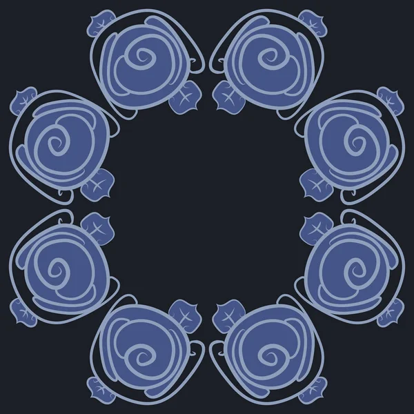 Soyut basit güllerin kusursuz deseni