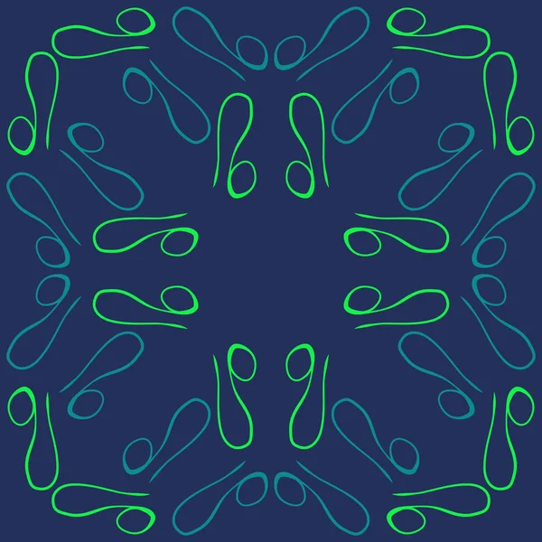 Soyut basit kaligrafi dikişsiz desen