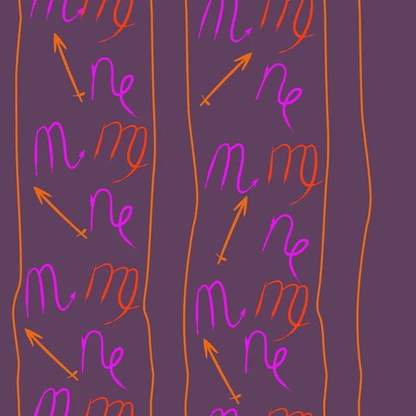 Akrep burçları şarkı lar, arka planda karalamalar