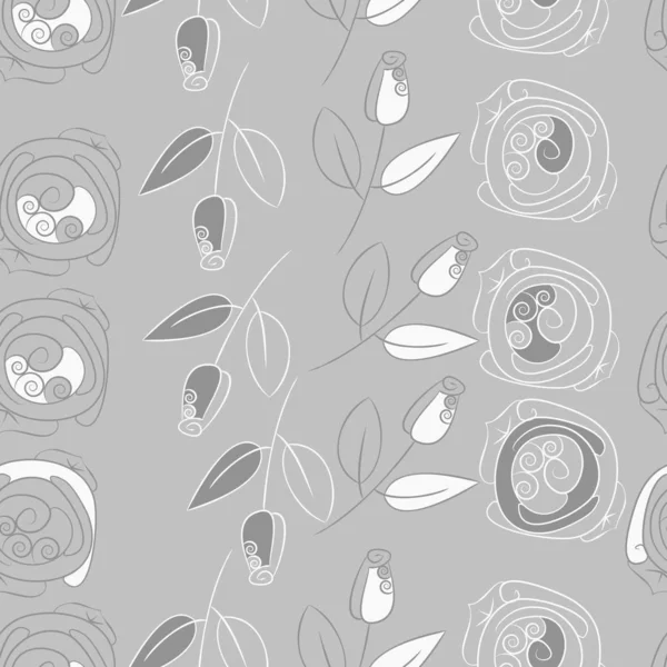 Soyut basit gül çiçeklerdikişsiz desen