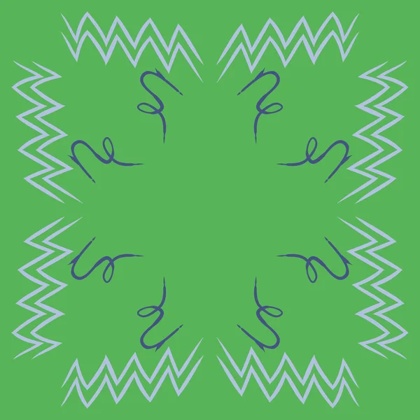 Soyut basit kaligrafi dikişsiz desen