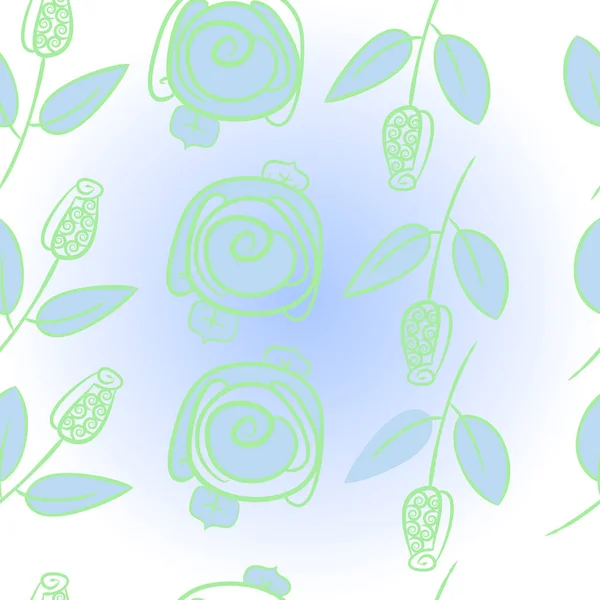 Soyut basit güllerin kusursuz deseni