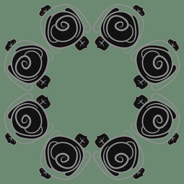 Soyut basit güllerin kusursuz deseni