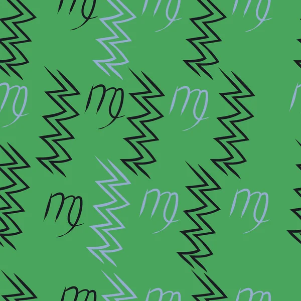 Soyut basit kaligrafi ve dalgaların kusursuz deseni