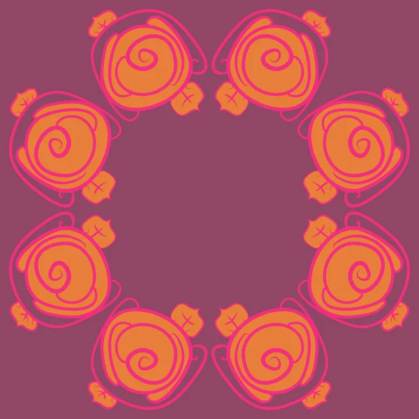 Soyut basit güllerin kusursuz deseni