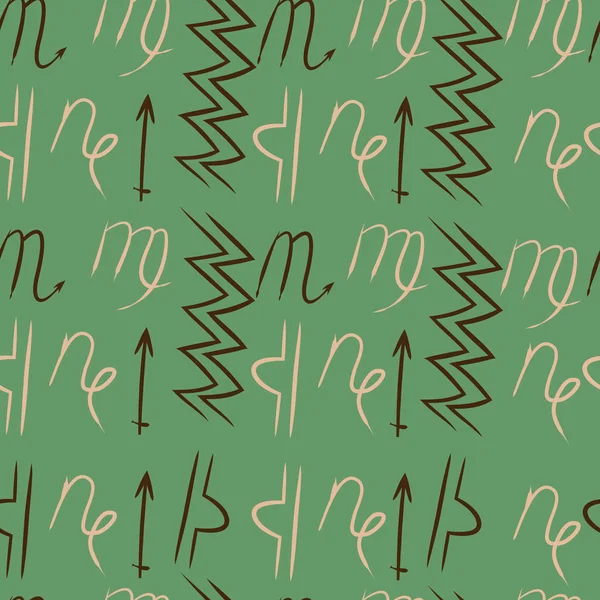 Soyut basit burçların kusursuz deseni 