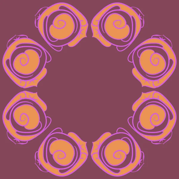 Soyut basit güllerin kusursuz deseni