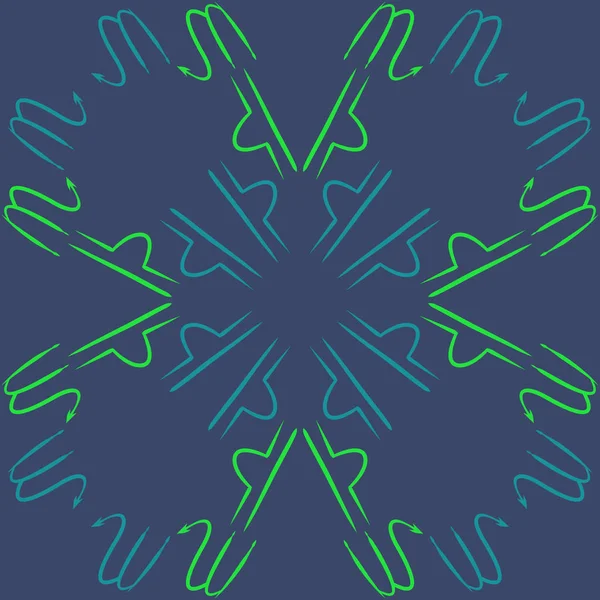 Soyut basit kaligrafi dikişsiz desen