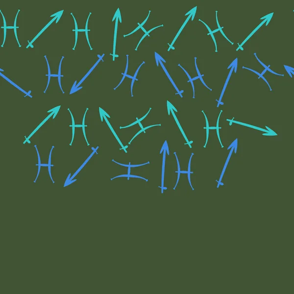 Muster Hintergrund Tierkreiszeichen — Stockvektor
