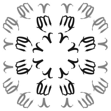 desen arka plan, Burç işaretleri ile vektör deseni 