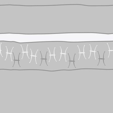 Soyut basit burç süslerinin kusursuz deseni