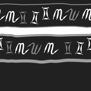 Zodyak işaretleri ile soyut arka plan, vektör 