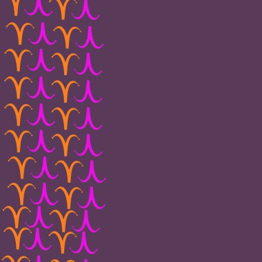 Soyut basit süsleme Dikişsiz desen