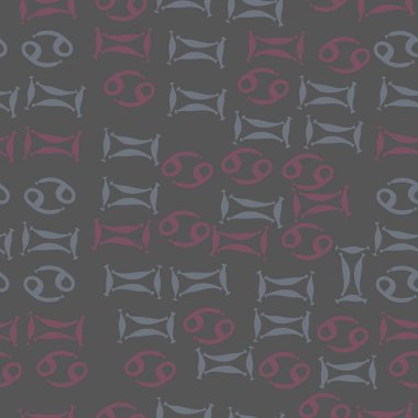 Soyut basit zodyak süsleme Dikişsiz desen