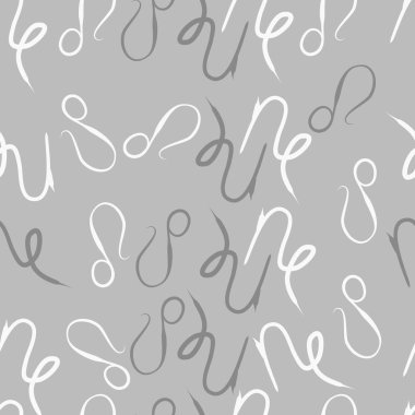 Soyut basit burç süslerinin kusursuz deseni