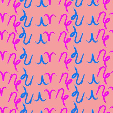 Soyut basit burç süslerinin kusursuz deseni