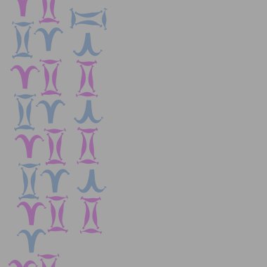 Burçlar ile dikişsiz desen, vektör arka plan