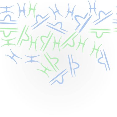 Soyut basit zodyak süsleme Dikişsiz desen