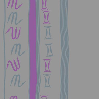 burç işaretleri ile dikişsiz desen, vektör illüstrasyon 