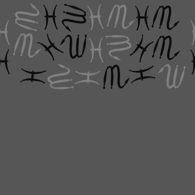 desen arka plan, Burç işaretleri ile vektör deseni 