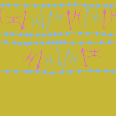 Zodiac Signs Dikişsiz desen-balık, yay. Vektör Illustration